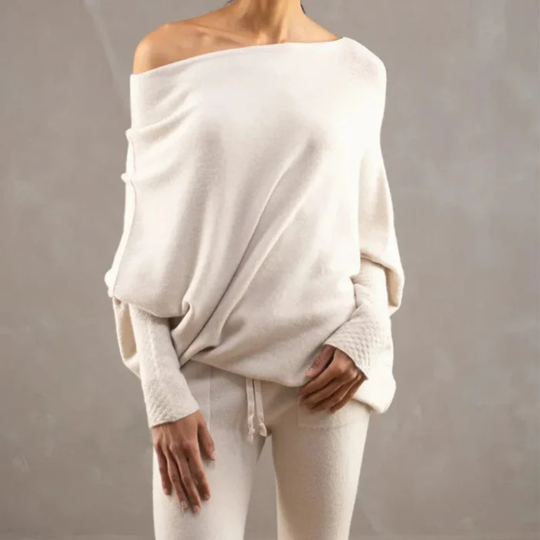 Alice | Women’s Jumper | Elegant Off-Shoulder