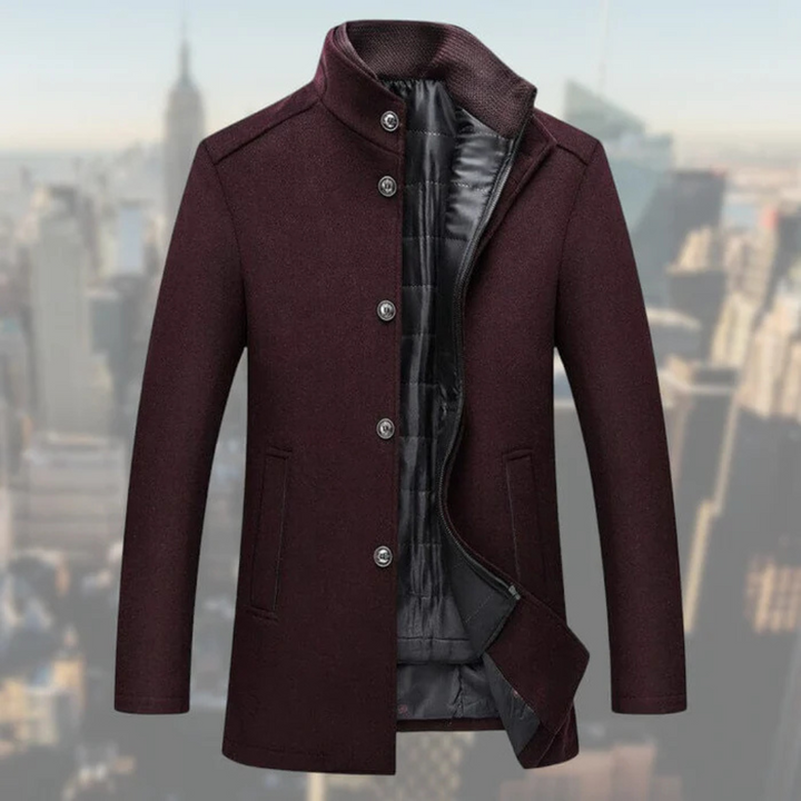 Austin | Men’s Winter Coat | Elegant with Waistcoat