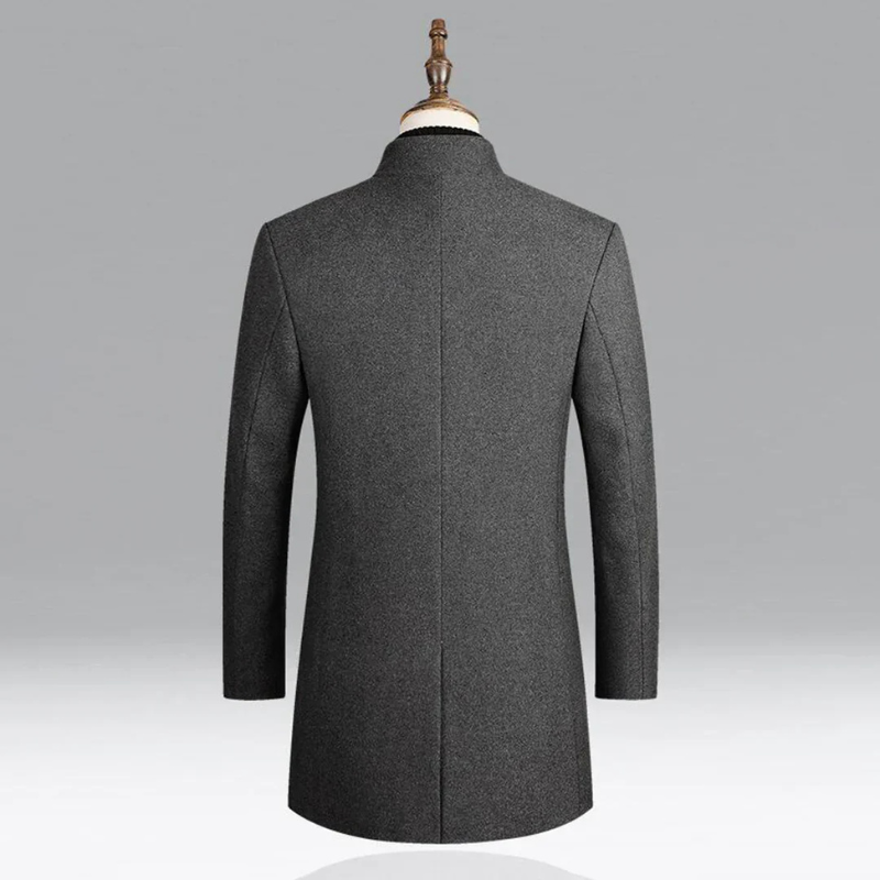 Leon | Men's Elegant Wool Blend Overcoat