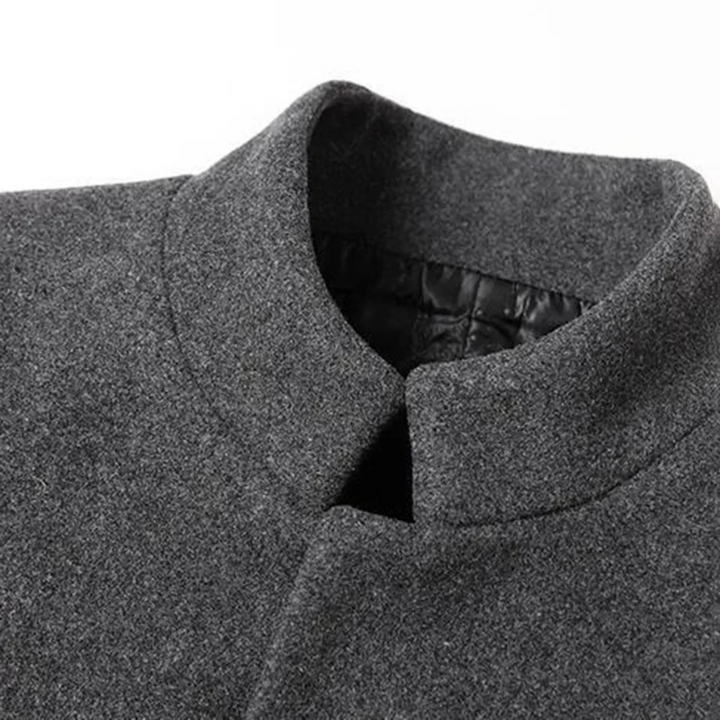 Leon | Men's Elegant Wool Blend Overcoat