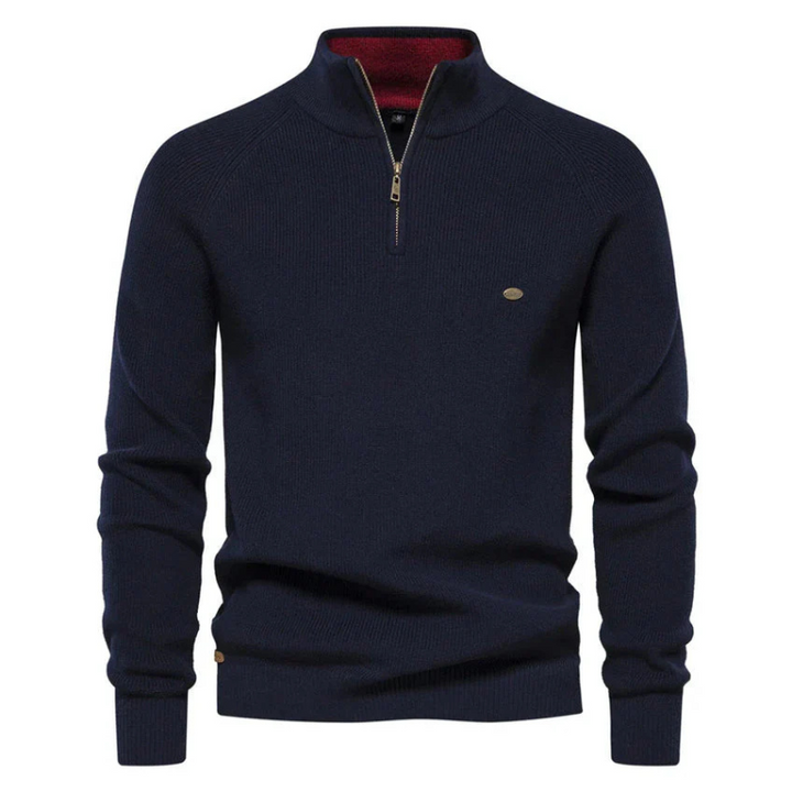 Flynn | Men’s Sweater | Knitted Zip-Collar