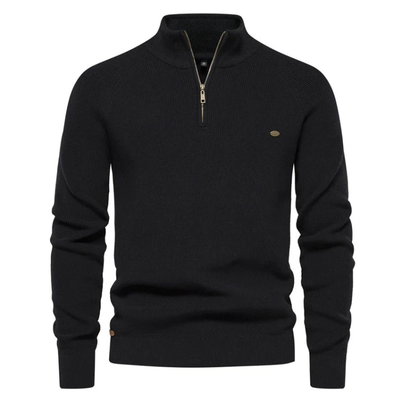 Flynn | Men’s Sweater | Knitted Zip-Collar