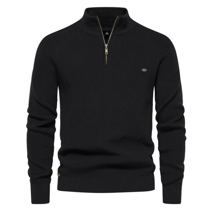 Flynn | Men’s Sweater | Knitted Zip-Collar