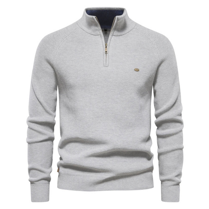 Flynn | Men’s Sweater | Knitted Zip-Collar