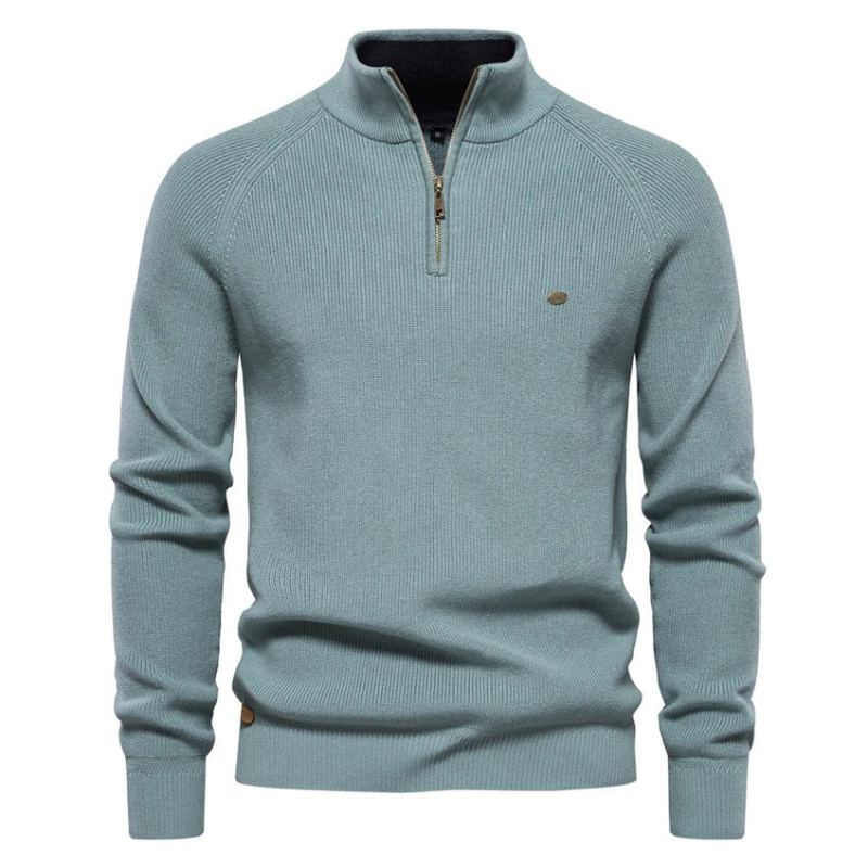 Flynn | Men’s Sweater | Knitted Zip-Collar