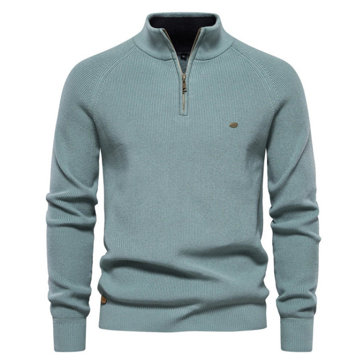 Flynn | Men’s Sweater | Knitted Zip-Collar