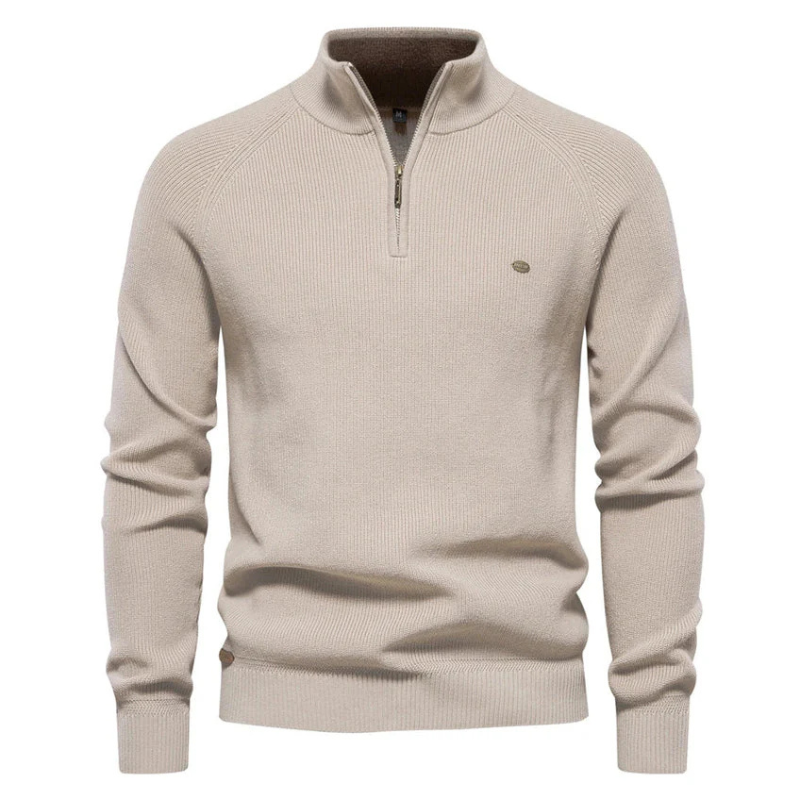 Flynn | Men’s Sweater | Knitted Zip-Collar