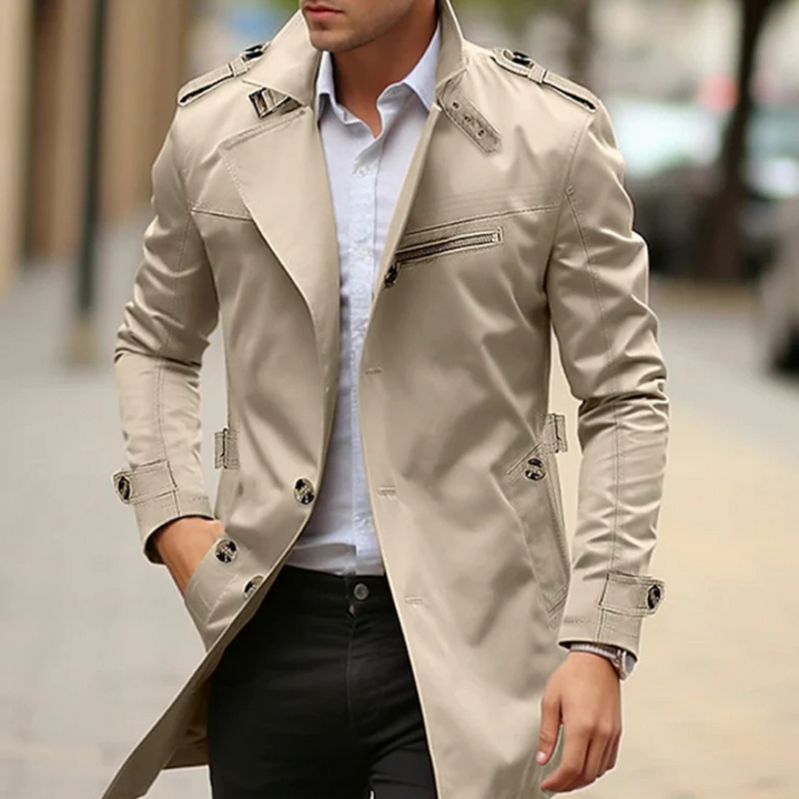 Dominic | Men's Modern Trench Coat