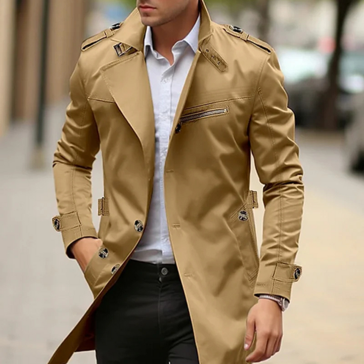 Dominic | Men's Modern Trench Coat