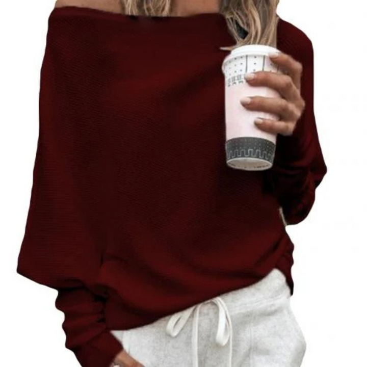 Maia | Women’s Sweater | Off-Shoulder and Stylish