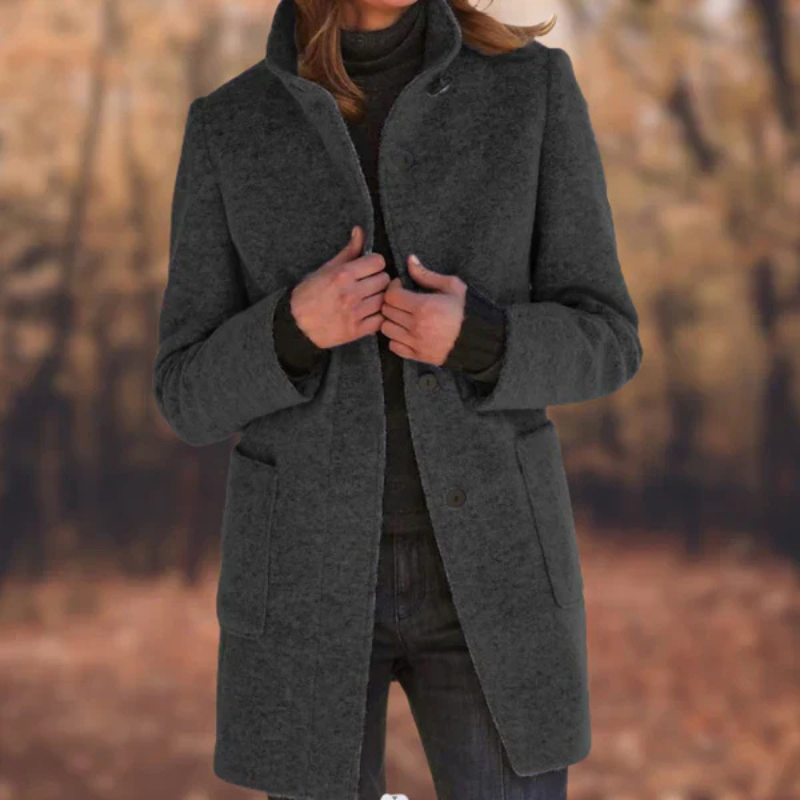 Marigold | Women’s Coat | Buttoned and Stylish