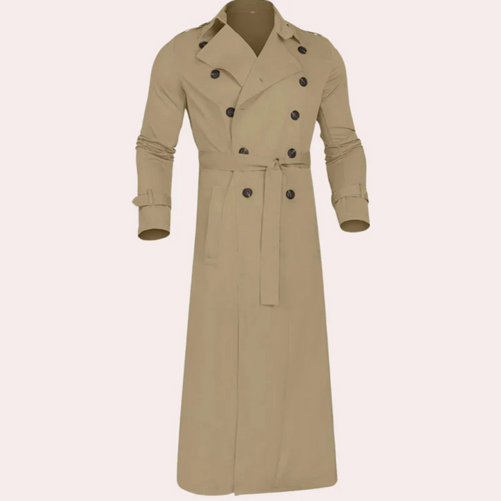 Victor | Men's Classic Double-Breasted Trench Coat