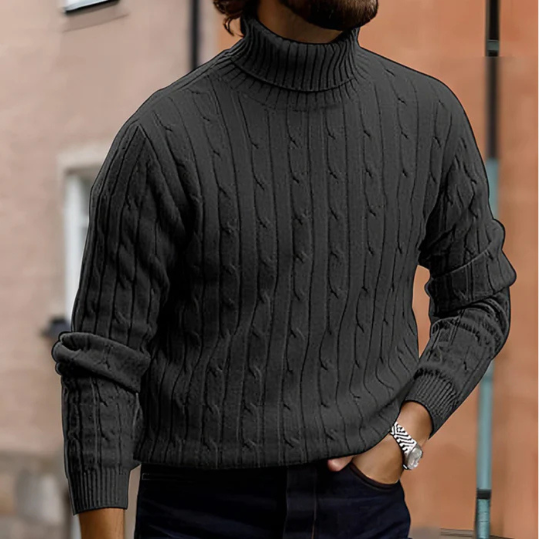 Ryan | Men’s Jumper | Roll-Neck Stylish