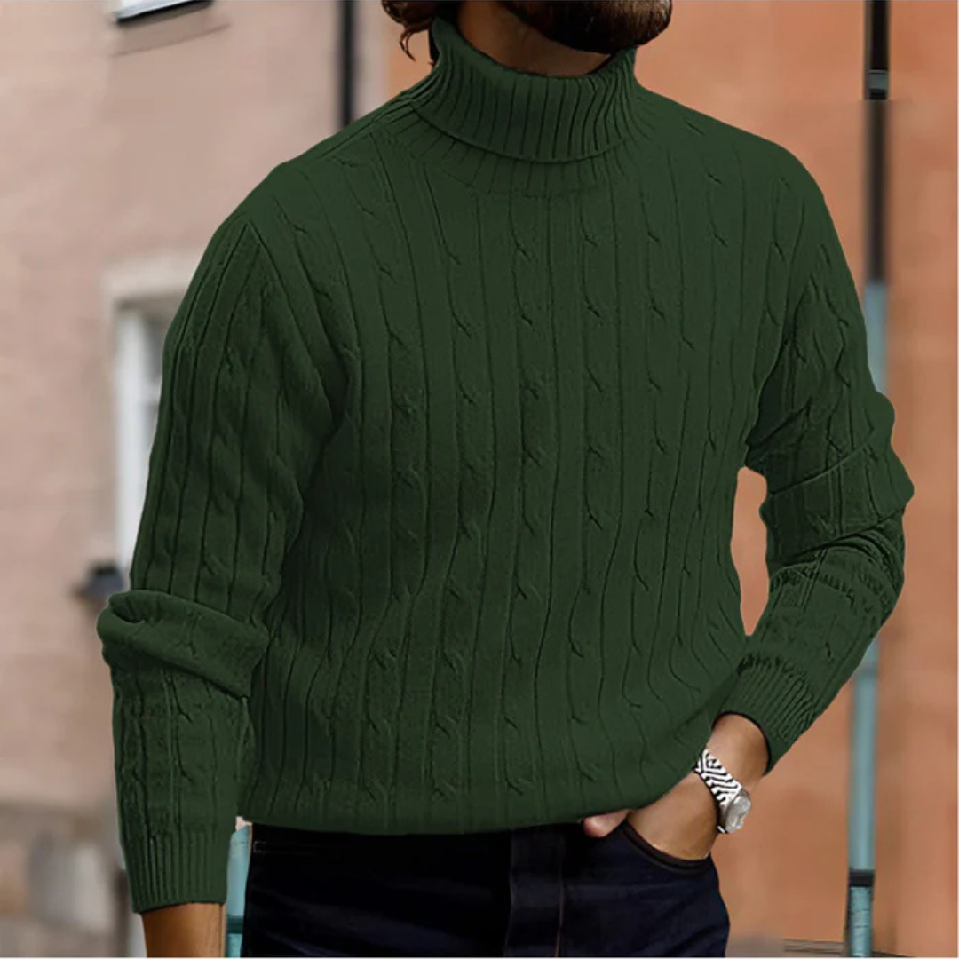 Ryan | Men’s Jumper | Roll-Neck Stylish