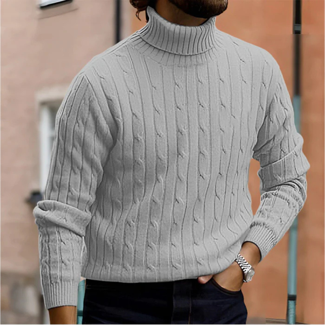 Ryan | Men’s Jumper | Roll-Neck Stylish