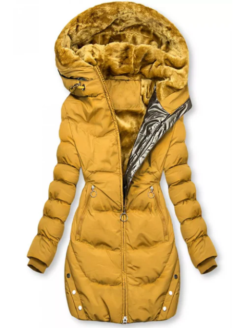 Serena | Women’s Winter Jacket | Mid-Length Hooded