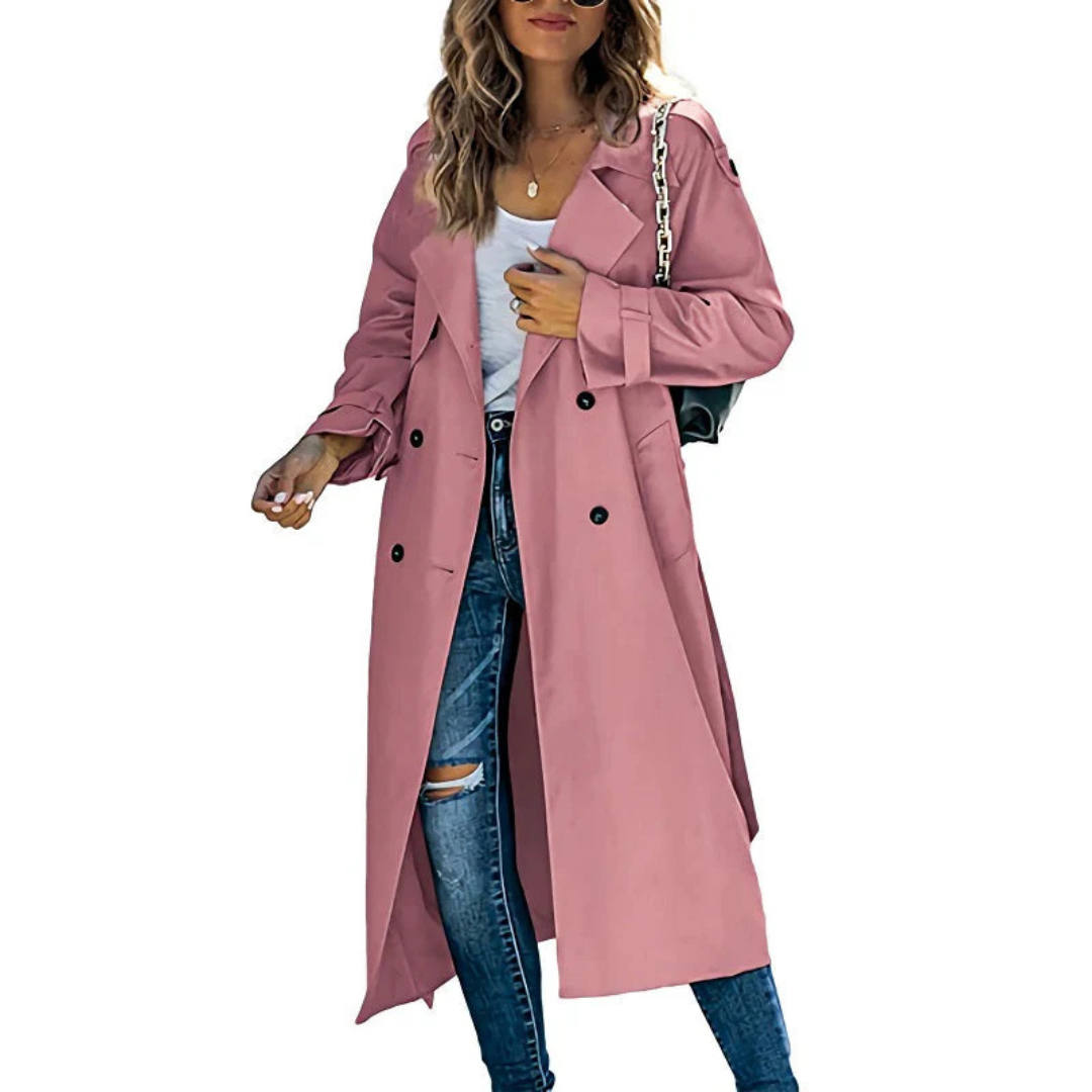 Elara | Women's Elegant Long Trench Coat