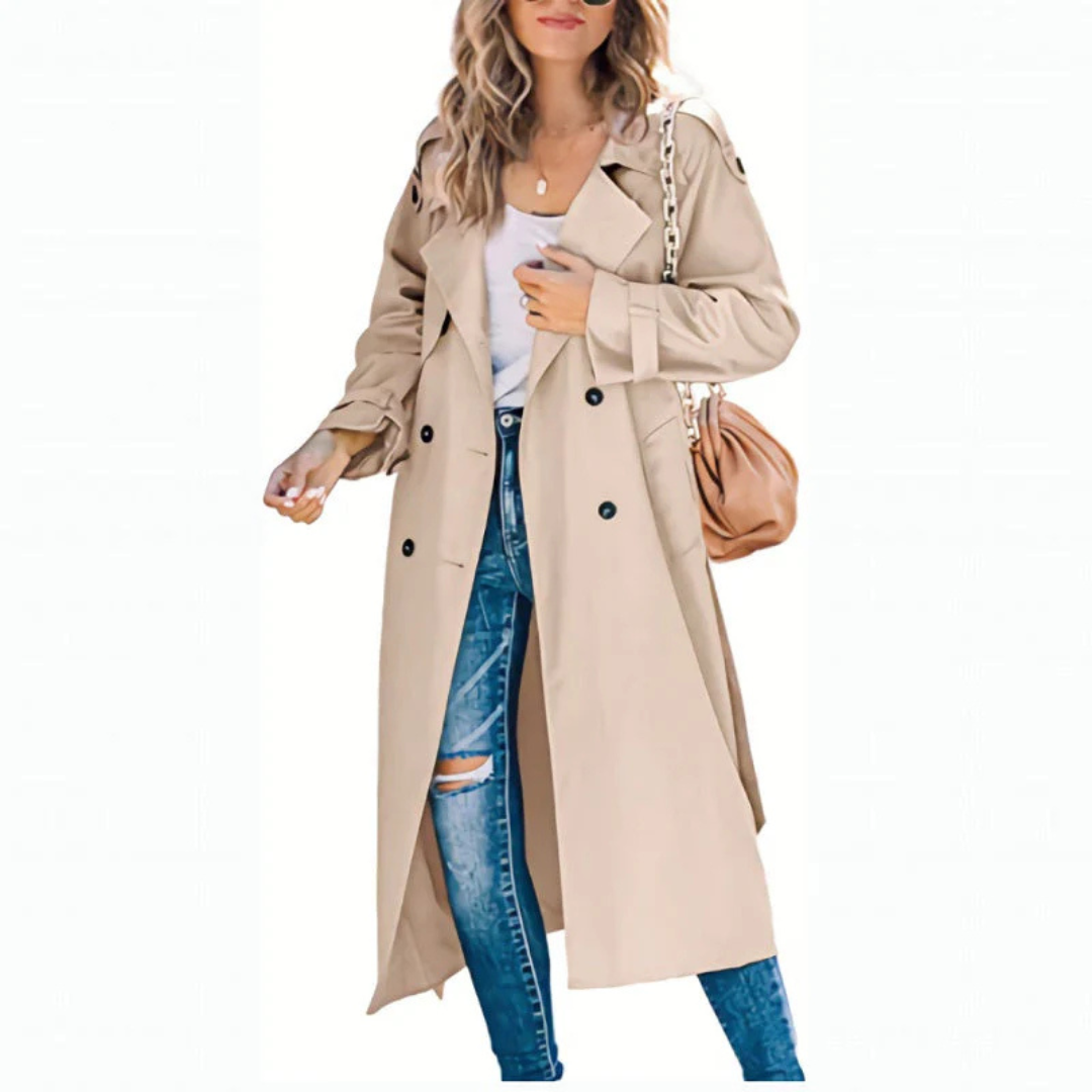 Elara | Women's Elegant Long Trench Coat