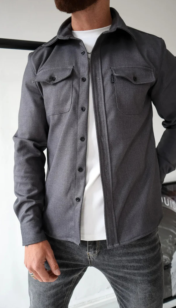 Zachary | Men’s Shirt Jacket | Modern Utility Style