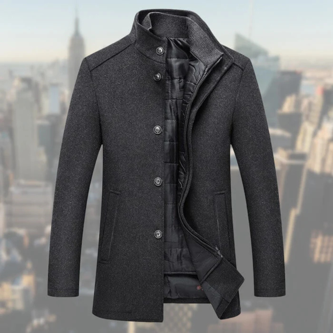 Austin | Men’s Winter Coat | Elegant with Waistcoat