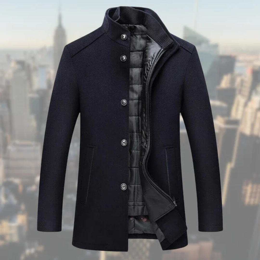 Austin | Men’s Winter Coat | Elegant with Waistcoat