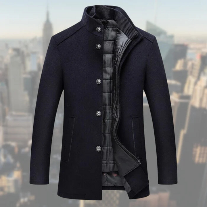 Austin | Men’s Winter Coat | Elegant with Waistcoat