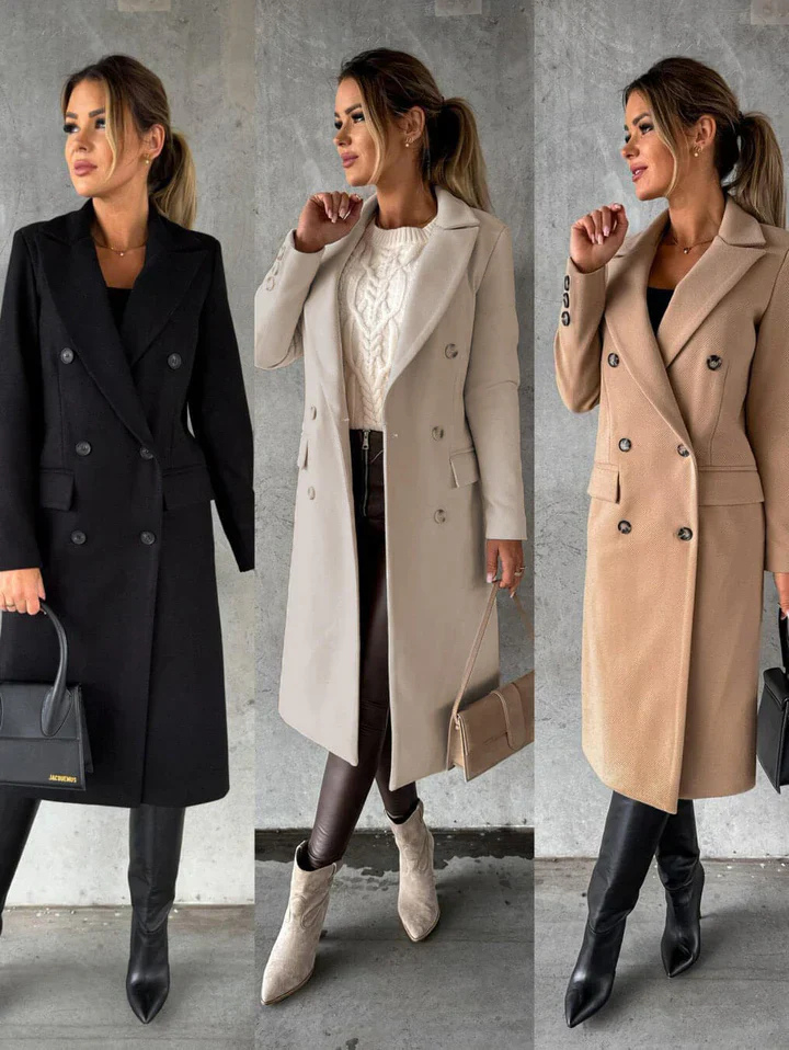 Arlette | Women’s Winter Coat | Lapel Detail