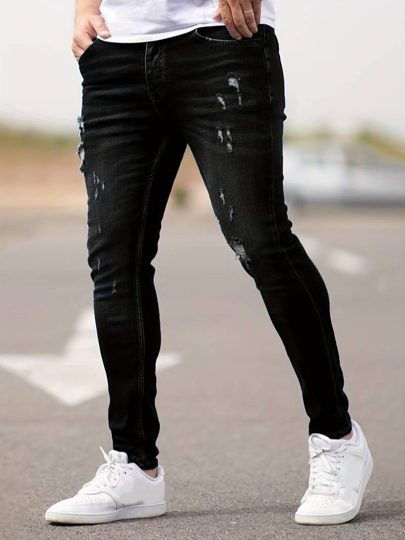 Beau | Men’s Distressed Jeans | Casual Fit