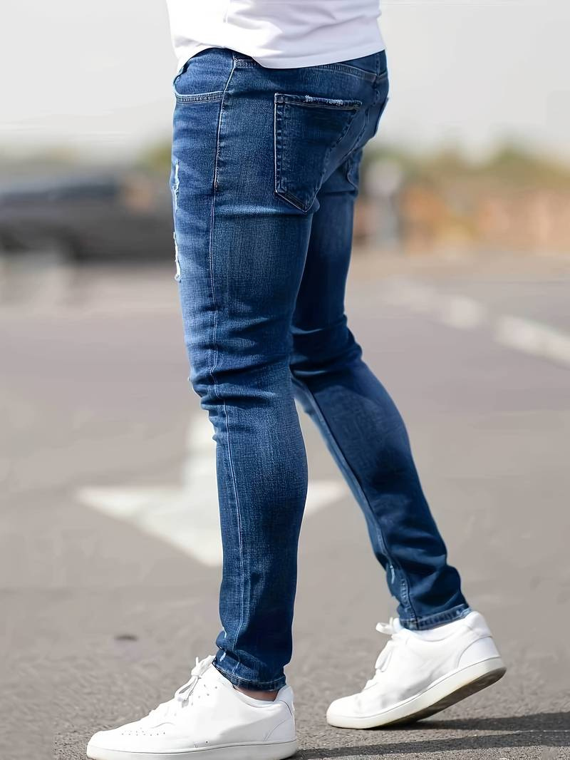 Beau | Men’s Distressed Jeans | Casual Fit