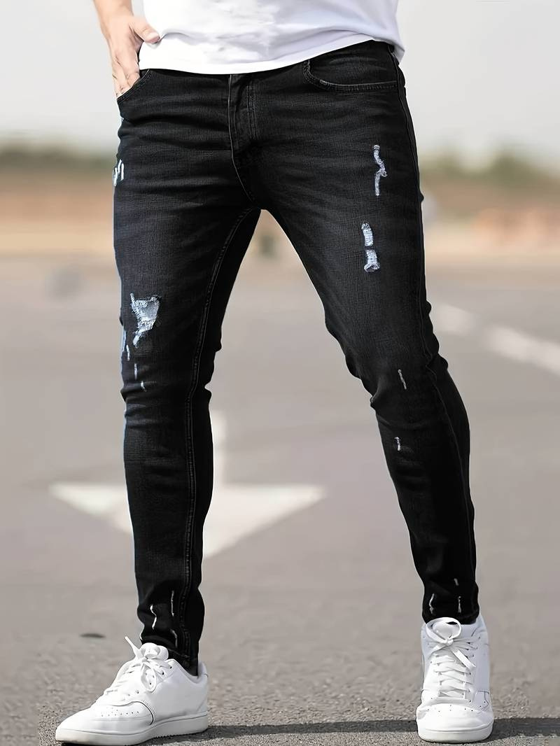 Beau | Men’s Distressed Jeans | Casual Fit