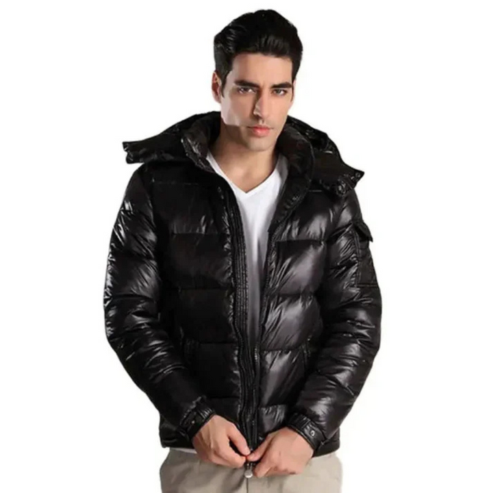 Brady | Men’s Puffer Jacket | Shiny Fit