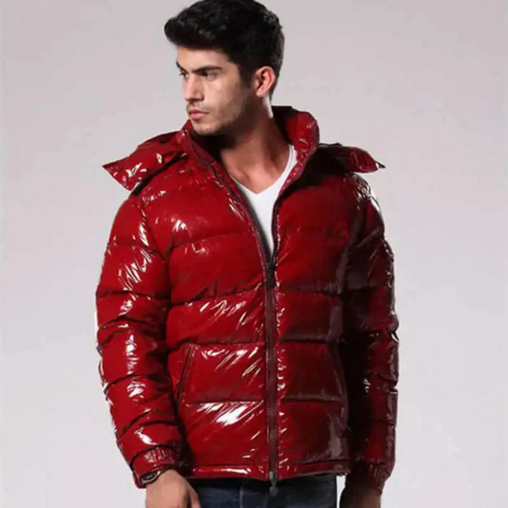 Brady | Men’s Puffer Jacket | Shiny Fit