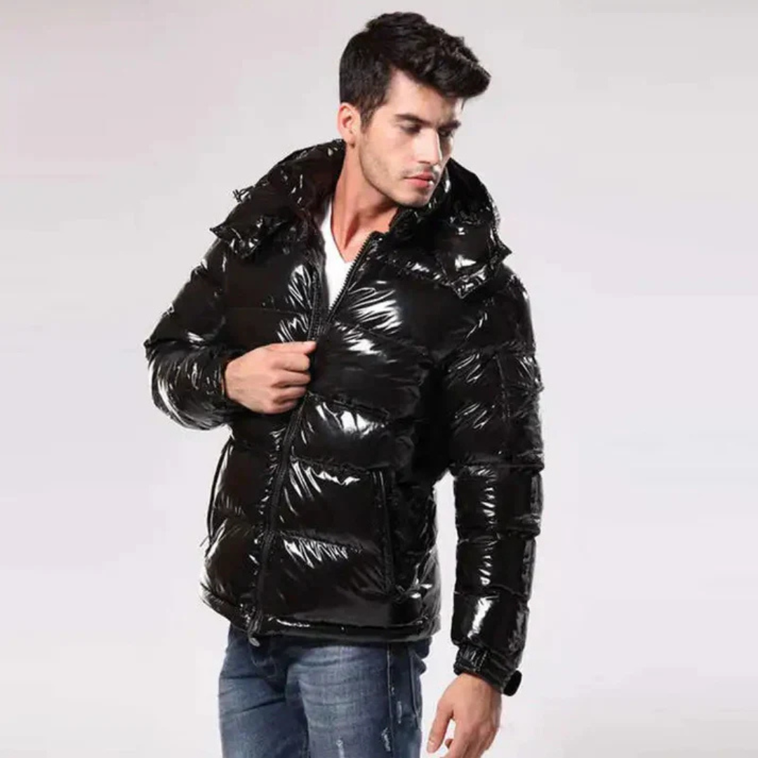 Brady | Men’s Puffer Jacket | Shiny Fit