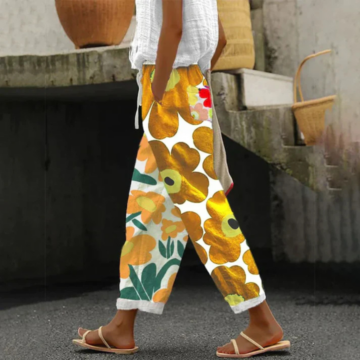 Evelyn | Women’s Trousers | Fresh Floral