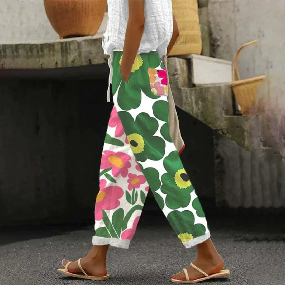 Evelyn | Women’s Trousers | Fresh Floral