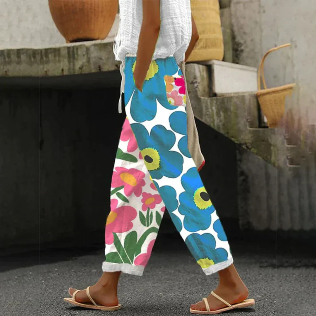 Evelyn | Women’s Trousers | Fresh Floral