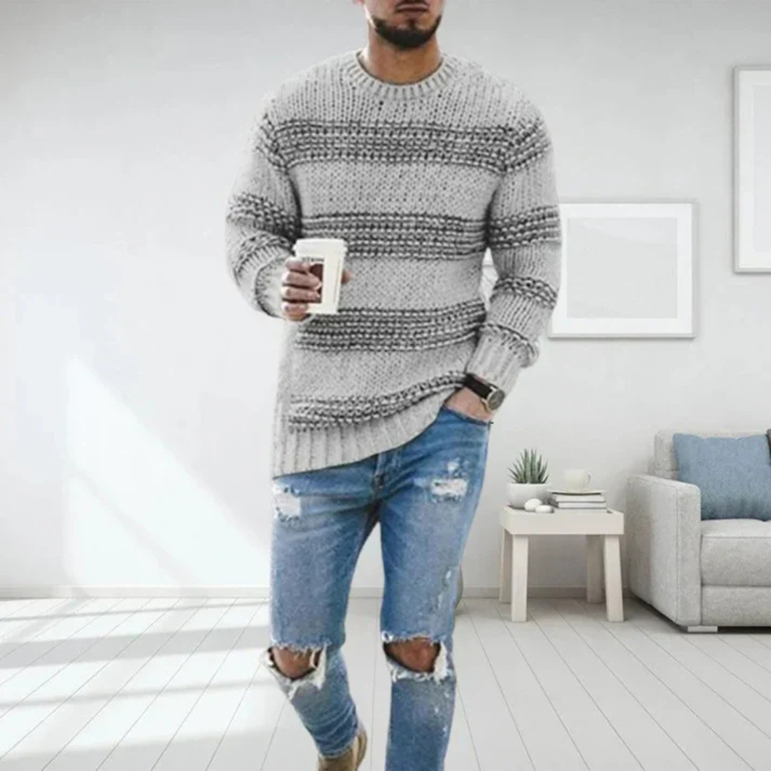 Harley | Men’s Classic Knitted Sweater | Refined