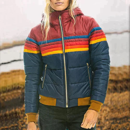 Seraphina | Women’s Thermal Jacket | Rainbow Design